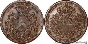 S3102 Rare France Jeton Jean Piee Burteur Conseiller Parlement Maire Dijon 1733 SUP