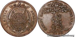 S3106 France Jeton Etats Bourgogne Haeret Haud Ingrata Prince de Bourbon-Condé 1731