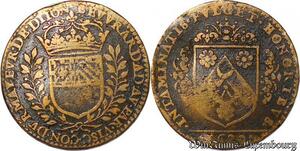 S3113 Rare France Jeton Token Bégnine Euvrard Maire Vicomte Maïeur Avocat Dijon 1629