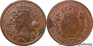 S3114 France Jeton Token Claude Marlot Doyen Maire Vicomte Maïeur Dijon 1751 SUP