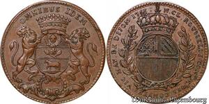 S3117 France Jeton Token Nicolas Claude Rousselot 1766 Maire Vicomte Maïeur Dijon SUP