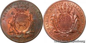 S3121 Rare France Jeton Token Guillaume Raviot Ecuyer Vicomte Mayeur Dijon 1772 FDC !