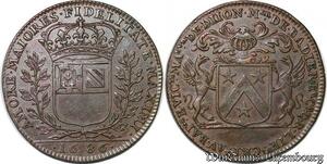 S3122 Rare France Jeton Token M. De Badier Ecuyer Maire Vicompte Maïeur Dijon 1686