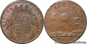 S3134 France Jeton Token Etats Bourgogne Louis XIV Orbi Lux Altera 1715 - Faire Offre