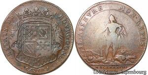 S3148 France Jeton Token Etats Bourgogne Il La Paix retrouvée Assevre Mon Repos 1688