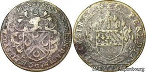 S3160 France Jeton Louis XIII Venot Dijon Illustrat Nec Peredit 1619 Romanée Conti