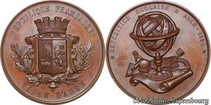 S3309 France Médaille Exposition Scolaire Ville Auch 1880 Gers - Faire Offre