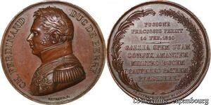 S3311 France Médaille Ferdinand Duc De Bey Pugione Percussus Gayrard 1820