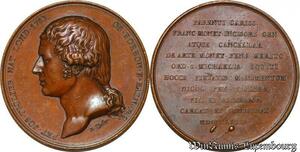 S3314 France Rare Médaille Pierre Joseph Tioler fils N. graveur Monnaie Paris 1823