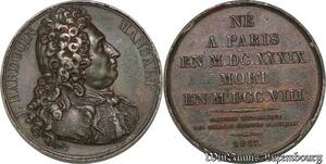 S3318 France Médaille Jules Hardouin-Mansart Galerie Francais 1817 Silver