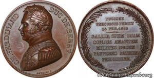 S3321 France Médaille Charles Ferdinand Duc De Berry 1824 Gayrard - Faire Offre