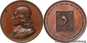 S3329 France Médaille Pierre Fermat Académie Sciences Belles Lettres De Toulouse 1746