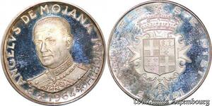 S3368 Malta 2 Scudi Angelo Mojana Nil Coele Ste Nisi 1964 Silv FDC BE PF Proof