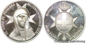 S3370 Medal Malte S.S Virgo P.Melitensem Ordinem There 1988 FDC BE PF Proof