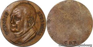 S3449 Médaille Winston Churchill 1874 1965 CDB - Faire Offre