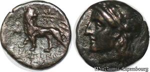 S3576 Rare Greek Ionia Miletos Proxenos magistrate Hemidrachm Apollo Lion 340 325 BC Silver