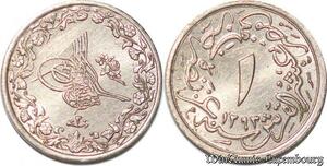 S3598 Egypt 1/10 Qirsh Abdul Hamid II 1893 UNC ->Make offer