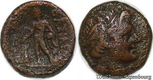 S3643 Greek Turkey Ae Prusias II Bithynia Apollo Basilews 182 149 BC