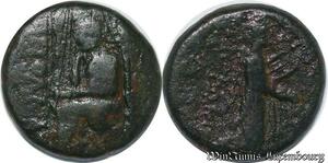 S3649 Rare Greece Ionie Colophon Homère assis Apollon citharède drapé