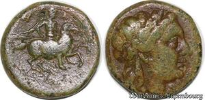 S3667 Rare Greek Ionia Kolophon Unite Ae Appolon -330 -285 Dhiklos Magistrate