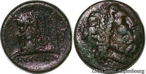 S3681 Greece Arcannie Oeniadae Unité Tête Jupiter tête cornue 219-211 AC