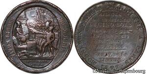 S3707 France Révolution Monneron 5 Sols Vivre Libres Ou Mourir An IV 1792 Dupré