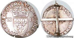 S3719 Rare France 1/4 Ecu Henri IV 1604 Argent Silver - Faire Offre