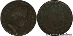 S3779 France Sol Louis XV A La Vieille Tête 1773 I Limoges - Faire Offre