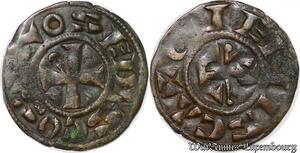 S3888 France Bei G.Geoffroi Country 2 Coin Sire De Donzy 1120-1180 Gosedvs Cos Giemissa