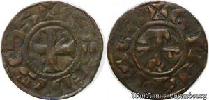 S3892 France Denier G.Geoffroi Country 2 Coin Sire De Donzy 1120-1180Gosedvs Cos Giemissa