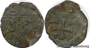 S3902 Rare France Louis XIII Le juste Vaquette du Béarn n.d. Morlaàs 1643 ->Faire Offre