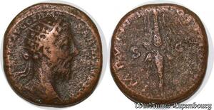 S3925 Rare M.Aurelius-161-180 Als A. Dupondius Antoninvs Avg Germ Sarm Trp XXXI