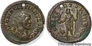 S3961 Rare Antoninien Dioclétien 287-289 Lyon Iovi Tvtatori Avgg P