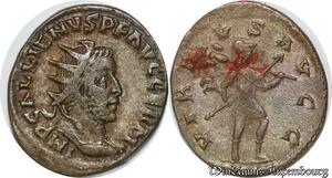 S3973 Rare Monnaie Ovale Antoninien Gallien Roma 253-268 Virtvs - Avgg.