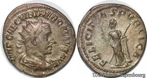 S3986 Antoninien Trebonianus Gallus Trbonien Felici-Tas Pvblica Rome 253