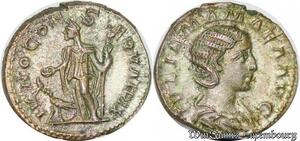 S3992 Rare Denier J.Mamaea Mom:S Alexander Denarius 222 Ivlia Avg Ivno Conservatrix