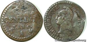 S27 France 1 Centime Dupré An 6 A Paris -> Faire Offre