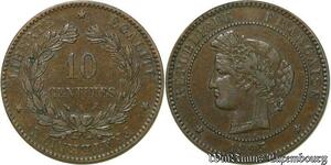 S121 France 10 Centimes Cérès 1895 A Paris Superbe -> Faire Offre