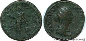 S167 Sestertius Faustina Junior Augusta 147-175 Sesterce -> Faire Offre