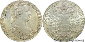S214 Austria Thaler X Maria Theresa Silver UNC 1780 -> Make offer