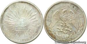 S221 Mexico Peso 1899 Zs-FZ Zacatecas Silver -> Make offer