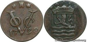 S252 Indonesia Netherlands East Indies 1 Duit 1790 Voc Armes Utrecht -> Make offer