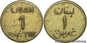 S273 Lebanon Emission locale 1 Piastre laiton 1942-1945 -> Faire Offre