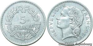 S308 France 5 Francs Lavrillier 1950 Superbe -> Faire Offre