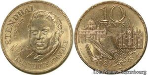 S313 France 10 Francs Stendhal 1983 FDC -> Faire Offre