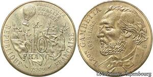 S315 France 10 Francs Gambetta 1982 Superbe -> Faire Offre
