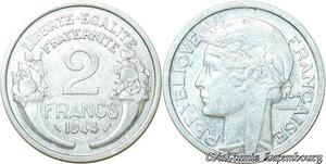 S340 France 2 Francs Morlon 1946 Superbe ! -> Faire Offre