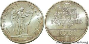 S346 France 100 Francs Dupré 1989 Argent Silver FDC -> Faire Offre