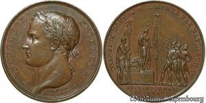 S410 France Medal 1er Empire distribution aigles Armée An XIII Denon Br.357 Ess.1040