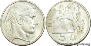 S548 Belgium 50 Francs 1948 Argent Silver -> Faire Offre